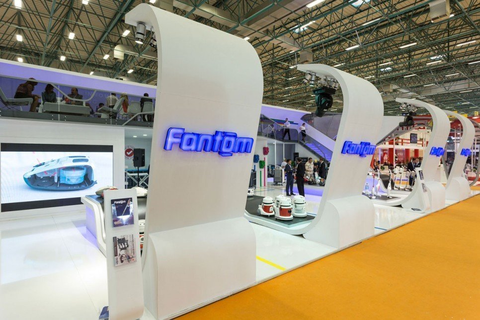 Fanset exhibited at International ISSA/INTERCLEAN Endustrial Cleaning Fair  with Fantom and Fantom Professional Brand!