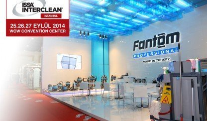 Fanset, Uluslararası İstanbul ISSA/INTERCLEAN Endüstriyel Temizlik Fuarına Fantom Professional Markasıyla katıldı!